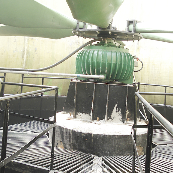 水輪機(jī)式冷卻塔